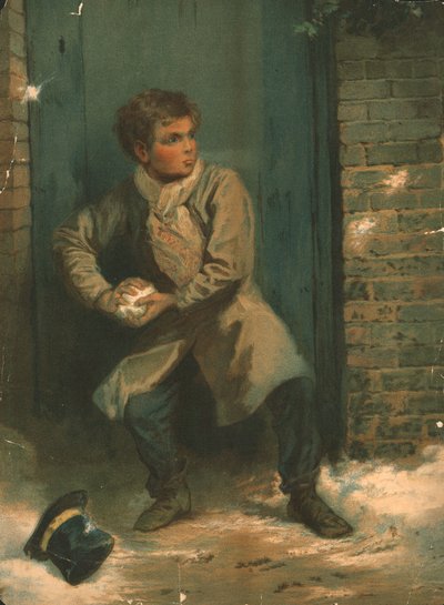 Lumipallo, 1800-luku tekijältä Unbekannt