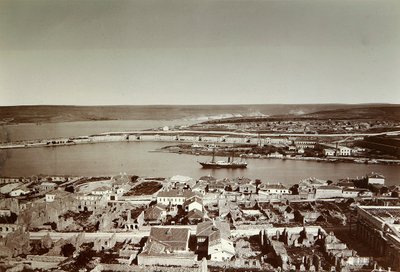 South Bay ja Cape Paul, Sevastopol, Krim, 1850-luku tekijältä Unbekannt