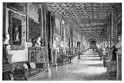 Kaakkoiskäytävä, Windsorin linna, 1900 tekijältä Unbekannt