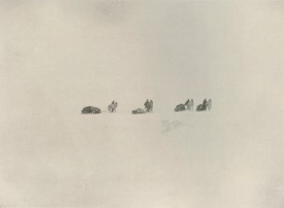 Eteläinen puolue marssii valkoiseen tuntemattomaan, 1908, 1909. tekijältä Unbekannt