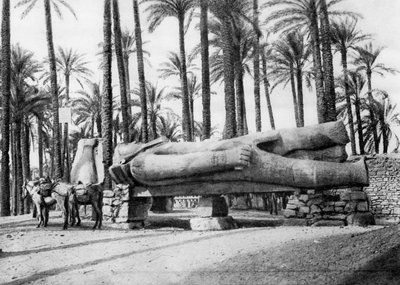 Ramses II:n patsas, Kairo, Egypti, 1920-luku tekijältä Unbekannt