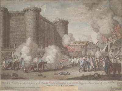 Bastillen myrsky 14. heinäkuuta 1789 1789 tekijältä Unbekannt
