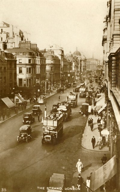 The Strand, Lontoo, 1929. tekijältä Unbekannt