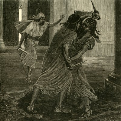 Gomatesin ja Gobryasin taistelu, 1890. tekijältä Unbekannt