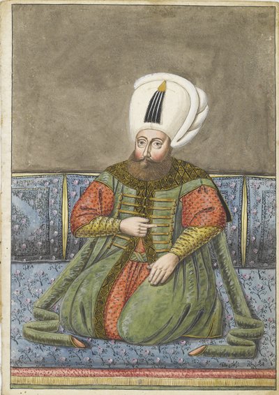 Sulttaani Osman I, 1800-luvun alku tekijältä Unbekannt