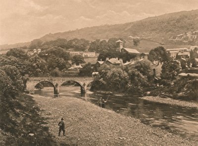 The Taff at Treforest, lähellä Pontypriddia, 1902 tekijältä Unbekannt