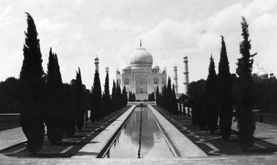Taj Mahal, Agra, Intia, 1916–1917 tekijältä Unbekannt