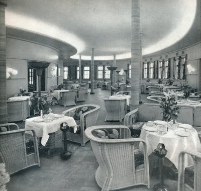 Conte Di Savoian teelounge, 1933 tekijältä Unbekannt