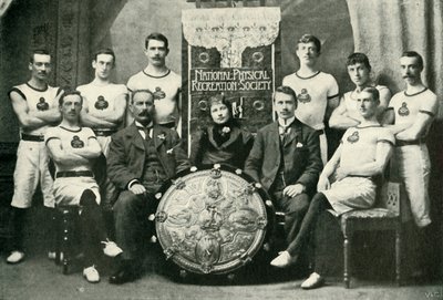 Team of Aberdeen Gymnasts, voittajat N.P.R.S. Challenge Shield, 1902. tekijältä Unbekannt
