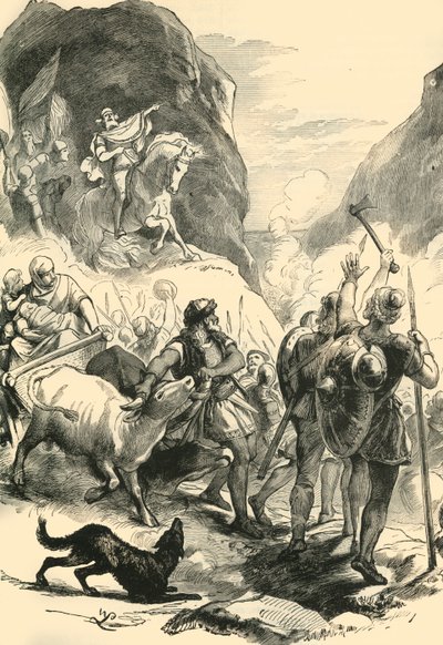 Teutonit maaliskuussa 1890. tekijältä Unbekannt