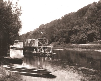Thames Cliveden Woodin alla, Berkshire, 1894. tekijältä Unbekannt