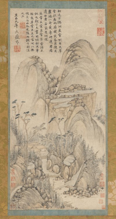 Olkikattoinen kota Liangchangissa, 1600-1700-luvulla. tekijältä Unbekannt