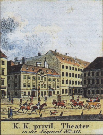 Theatre an der Wien, Wien, 1800-luvun alku tekijältä Unbekannt