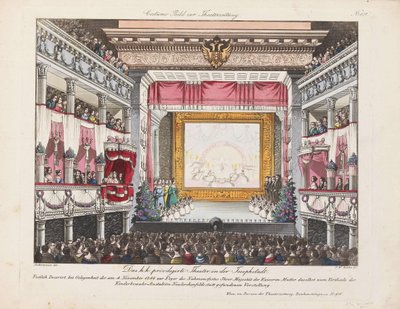 Theatre in der Josefstadt, 1844. tekijältä Unbekannt