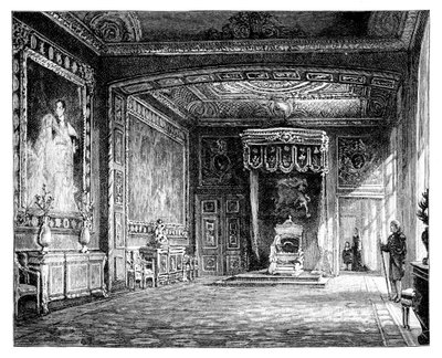 The Throne Room, Windsorin linna, vuodelta 1888 tekijältä Unbekannt