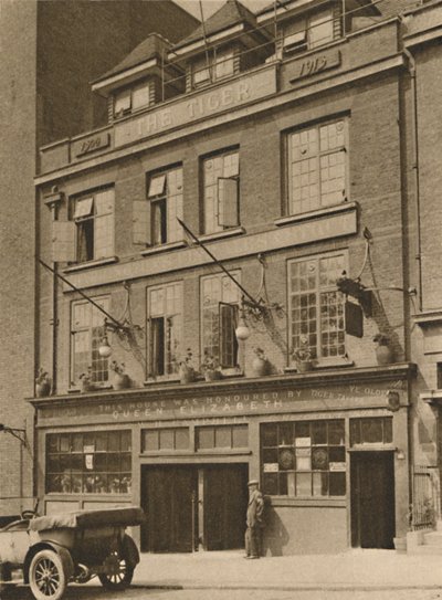 Tiger Tavern Tower Hillillä, vuodelta 1935. tekijältä Unbekannt