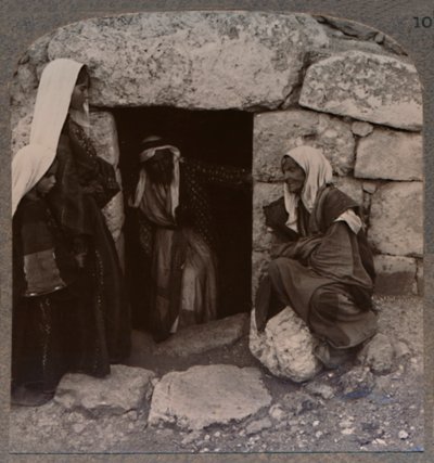 Lasaruksen hauta, Betania, 1900 tekijältä Unbekannt