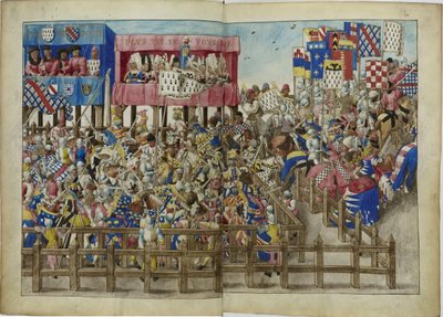 René dAnjoun turnauskirja, noin 1447 tekijältä Unbekannt