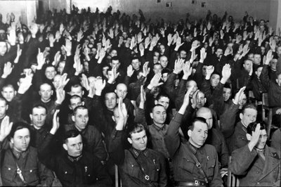 Kahdenkymmenenyhden oikeudenkäynti, Moskova, Neuvostoliitto, 1938. tekijältä Unbekannt