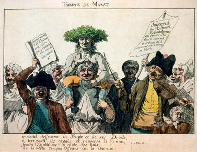 Maratin voitto, 1793 tekijältä Unbekannt