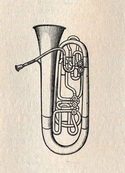 The Tuba - Contra Bass Tuba, 1895. tekijältä Unbekannt