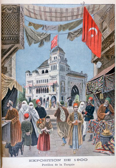 Turkin paviljonki vuoden 1900 yleisnäyttelyssä Pariisissa 1900 tekijältä Unbekannt