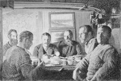 Ateriapöydän yläpää. 15. helmikuuta 1895, 1897 tekijältä Unbekannt