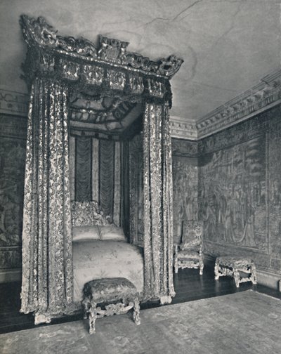 Venetsian suurlähettiläät Rom Knolessa. The Bedstead Made for James I, The Chair and Stools of the tekijältä Unbekannt