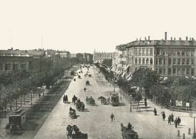 Vesterbrogade, Kööpenhamina, Tanska, 1895. tekijältä Unbekannt