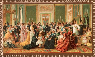 Viktoriaaninen kuninkaallinen perhe, 1887 tekijältä Unbekannt