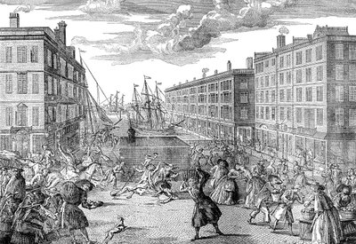 Billingsgaten näkemys ja huumori, 1736 tekijältä Unbekannt