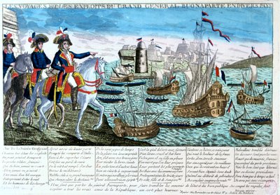 Kenraali Bonaparten matkat ja käytökset, 1800-luku tekijältä Unbekannt