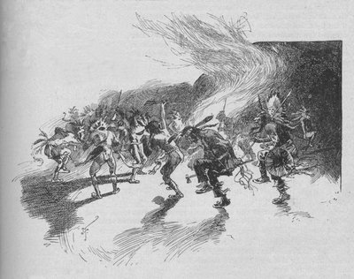 Warriors Danced the War-Dance, 1902 tekijältä Unbekannt