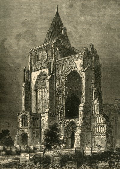 Länsirintama, Crowland Abbey, 1898. tekijältä Unbekannt