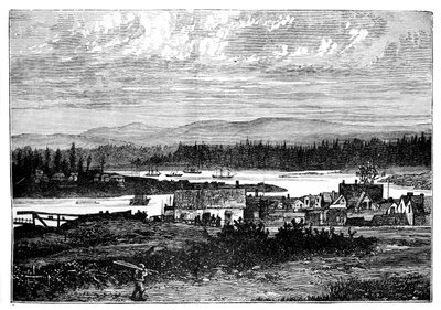 Victorian läntinen esikaupunki, Vancouver Island, Kanada, 1888 tekijältä Unbekannt