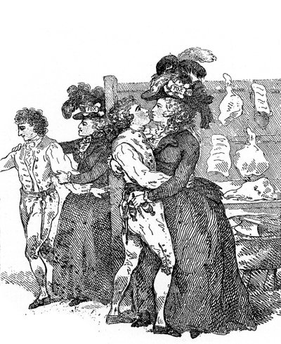 Westminsterin vaalit, 1780-luku, c1920 tekijältä Unbekannt