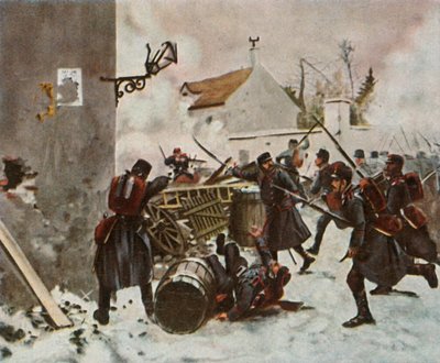 Württembergin divisioona Champignyssa, 2. joulukuuta 1870, 1936. tekijältä Unbekannt