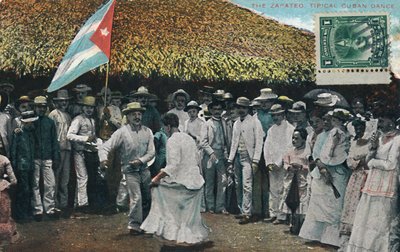 Zapateo Tipical Kuubalainen tanssi, vuodelta 1910. tekijältä Unbekannt