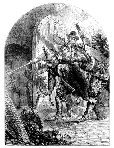 Guy Fawkesin pidätys 1570-1606, c1902 tekijältä Unbekannt