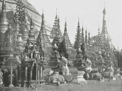 Suuren pagodin tukikohta, Rangoon, Burma, 1895. tekijältä Unbekannt