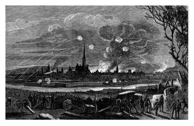 Strasburgin pommitukset Ranskassa 1875 tekijältä Unbekannt