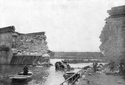 Silta Trilportissa, 1. Marnen taistelu, Ranska, 5.-12. syyskuuta 1914 tekijältä Unbekannt