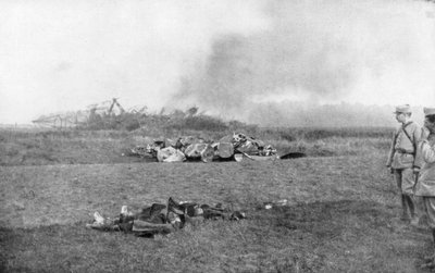 Zeppelin LZ93 L44:n ruho, St Clement, Ranska, 20. lokakuuta 1917 tekijältä Unbekannt