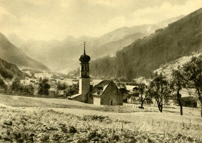 Sankt Nikolauksen kirkko Gortipohlissa, Itävallassa, 1935. tekijältä Unbekannt