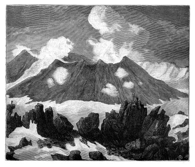 Hekla-tulivuoren kraatteri, Islanti, 1890 tekijältä Unbekannt