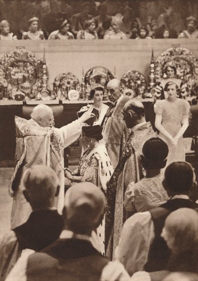 Kuningas Yrjö VI:n vaimon kuningatar Elisabetin kruunaus, 1937 tekijältä Unbekannt