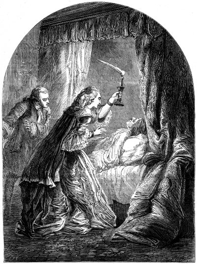 Frederickin kuolema, Walesin prinssi 1707-1751, 1751 1800-luku tekijältä Unbekannt