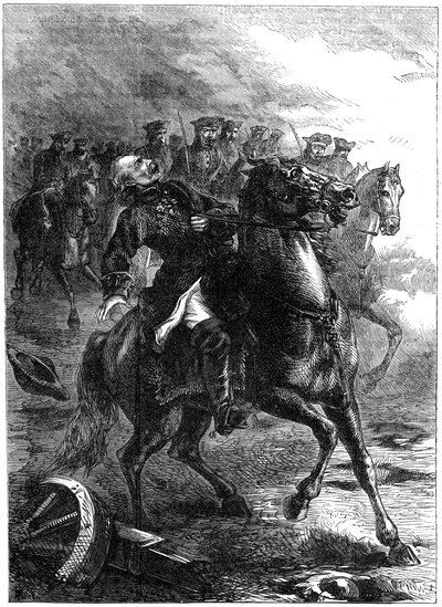 Berwickin herttuan kuolema Philippsburgin piirityksessä, Saksassa, 1734 1800-luku tekijältä Unbekannt