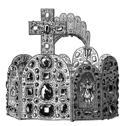 Kaarle Suuren diadeemi, 800-luku, 1870 tekijältä Unbekannt
