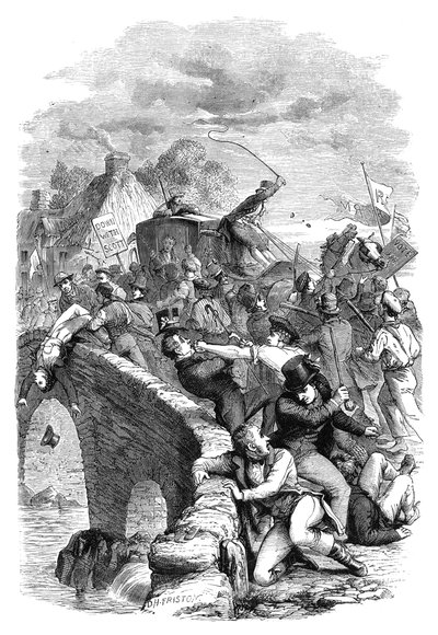 Vaalimellakka Hawickissa, Skotlannin rajoilla, 1837 c1895 tekijältä Unbekannt